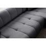 Atelier del Sofa Ugaona garnitura Petra Right Dark Grey - slika 5