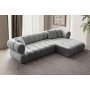 Atelier del Sofa Ugaona garnitura Petra Right Grey - slika 3