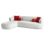 Atelier del Sofa Ugaona garnitura Roma Left White - slika 5