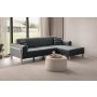 Atelier del Sofa Ugaona garnitura Latte Relax Right Anthracite - slika 1