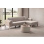 Atelier del Sofa Ugaona garnitura Latte Relax Right Cream - slika 1