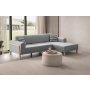 Atelier del Sofa Ugaona garnitura Latte Relax Right Grey - slika 1
