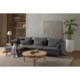 Atelier del Sofa Ugaona garnitura Flexy Relax Anthracite - slika 1