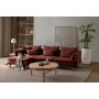 Atelier del Sofa Ugaona garnitura Flexy Relax Tile Red - slika 1