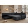 Atelier del Sofa Ugaona garnitura C Loft Left Anthracite - slika 3