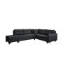 Atelier del Sofa Ugaona garnitura C Loft Left Anthracite - slika 4