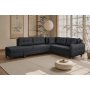 Atelier del Sofa Ugaona garnitura C Loft Left Anthracite - slika 1