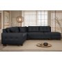 Atelier del Sofa Ugaona garnitura C Loft Right Anthracite - slika 2