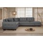 Atelier del Sofa Ugaona garnitura C Loft Right Grey - slika 2