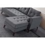 Atelier del Sofa Ugaona garnitura Kraft Grey - slika 3