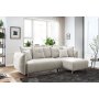 Atelier del Sofa Ugaona garnitura Puffy Cream - slika 1