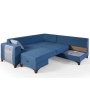 Atelier del Sofa Ugaona garnitura Loft Blue - slika 3