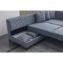 Atelier del Sofa Ugaona garnitura West Left Grey - slika 4