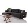 Atelier del Sofa Ugaona garnitura Tloft Mini Anthracite - slika 3