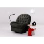 Atelier del Sofa Fotelja Dream Electric Black - slika 1