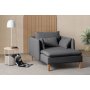 Atelier del Sofa Fotelja Flexy Anthracite - slika 2