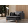 Atelier del Sofa Fotelja Flexy Anthracite - slika 1