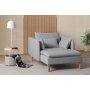 Atelier del Sofa Fotelja Flexy Grey - slika 2
