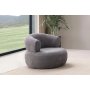 Atelier del Sofa Fotelja Roma Dark Grey - slika 1