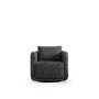 Atelier del Sofa Fotelja Nora Black White - slika 3