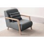 Atelier del Sofa Fotelja Latte Anthracite - slika 2