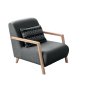 Atelier del Sofa Fotelja Latte Anthracite - slika 5