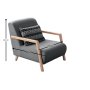 Atelier del Sofa Fotelja Mocha Anthracite - slika 4
