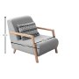 Atelier del Sofa Fotelja Mocha Grey - slika 4