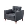 Atelier del Sofa Fotelja Kraft Anthracite - slika 3