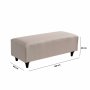 Atelier del Sofa Tabure Flavia Beige - slika 5