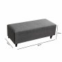 Atelier del Sofa Tabure Flavia Grey - slika 5