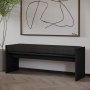 Atelier del Sofa Klupa Pearl Black Wood - slika 3
