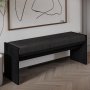 Atelier del Sofa Klupa Pearl Black Wood - slika 1