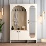 HANAH HOME Višenamenski ormar Palermo Km Cream Travertine - slika 1