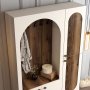 HANAH HOME Višenamenski ormar Palermo Kl Cream Orah - slika 5