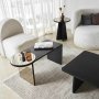 HANAH HOME Set stolova za kafu Luna Black (4 dela) - slika 4