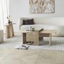 HANAH HOME Set stolova za kafu Luna Travertine (4 dela) - slika 1
