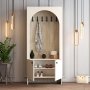 HANAH HOME Višenamenski ormar Palermo K Cream Travertine - slika 2