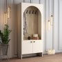 HANAH HOME Višenamenski ormar Palermo K Cream Travertine - slika 3