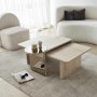 HANAH HOME Set stolova za kafu Luna Travertine (2 dela) - slika 1