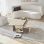 HANAH HOME Set stolova za kafu Luna Travertine (2 dela) - slika 2
