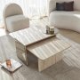HANAH HOME Set stolova za kafu Luna Travertine (2 dela) - slika 3