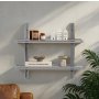 HANAH HOME Dekorativna metalna zidna polica Vlnt126 Gr - slika 2