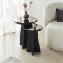 HANAH HOME Set bočnih stočića Luna Black - slika 1