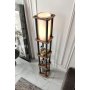 OPVIQ Podna lampa Estantes Square Walnut - slika 3