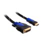 S-LINK Kabl S-link SLX-310 HDMI na DVI 24 + 1M Gold 1,5m - slika 1