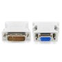 STARS SOLUTIONS Adapter Stars Solutions DVI na VGA beli - slika 1