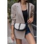 Zoozie Bags Ženska torba preko ramena MK1020023SV10 020 Black Cream - slika 1