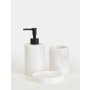WALLXPERT Kupatilo set (3 dela) Flora White Black - slika 2