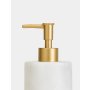 WALLXPERT Kupatilo set (3 dela) Flora White Matte Gold - slika 4